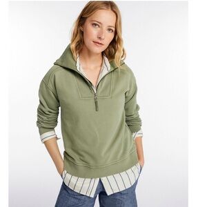 L.L. Bean Sunwashed Sweats - Quarter Zip - Sz XS